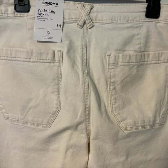 Sonoma Wide-Leg Ankle Jeans - 14 - Picture 5 of 5